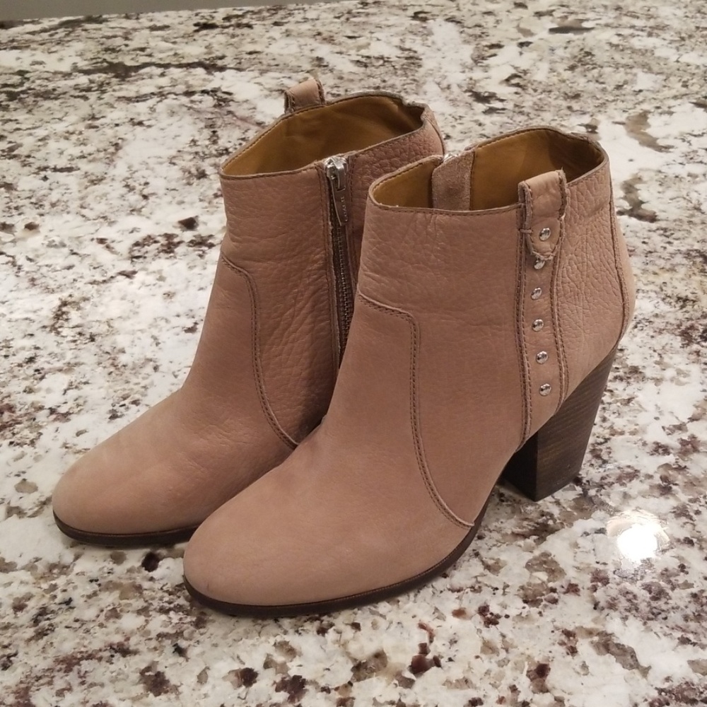 Coach "Haven" Tan Bootie